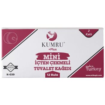 resm Eti Kumru Plus Mini İçten     Çekmeli Tuvalet Kağıdı 12Li