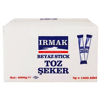 resm Irmak Stick Beyaz Şeker 4Gr   1000Li