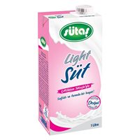 Resim Sütaş Tetrapak Süt 1Lt Extra  Light