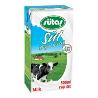 Resim Sütaş Tetrapak Süt 500Ml Tam Yağlı