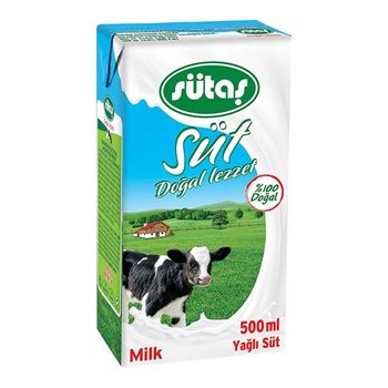 resm Sütaş Tetrapak Süt 500Ml Tam Yağlı