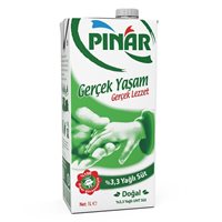 Resim Pınar Tetrapak Süt 1Lt Tam    Yağlı