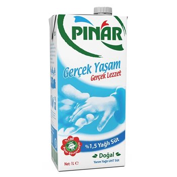 resm Pınar Tetrapak Süt 1Lt Yarım Yağlı