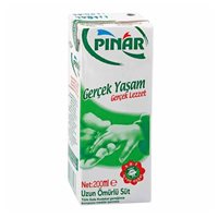 Resim Pınar Tetrapak Süt 200Ml Tam Yağlı