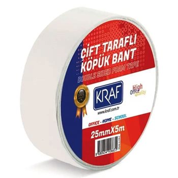 Picture of Kraf 5025G Köpük Çift Taraflı Bant 25X5