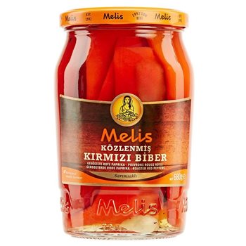 resm Melis Cam Kavanoz Közlenmiş   Biber 720Ml