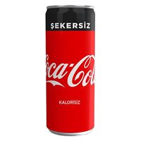 Resim Coca-Cola Teneke Kutu Kola 330Ml Şekersiz