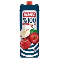 Resim Dimes Tetrapak Meyve Suyu 1Lt 100 de 100 Elma