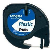 Resim Dymo Letra Tag 721610 Pls. Şerit 12Mmx4Mt Beyaz (59422 )