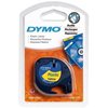 Picture of Dymo Letra Tag 721620 Plastic Tape 12Mmx4Mt Yellow (59423)