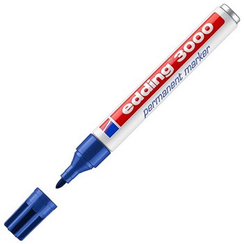 Picture of Edding E-3000 Permanent Marker Round Tip 1.5-3Mm Blue