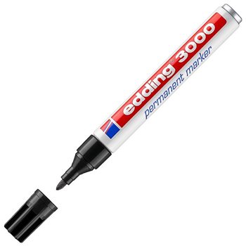 Picture of Edding E-3000 Permanent Marker Round Tip 1.5-3Mm Black