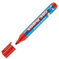Resim Edding E-380 Flipchart Kalemi 1.5-3Mm Kırmızı
