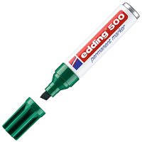 Resim Edding E-500 Permanent Marker Kesik Uç 2-7Mm Yeşil