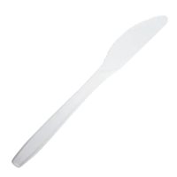 Resim Asorty Econo Serisi Plastik Bıçak 100 lü Beyaz