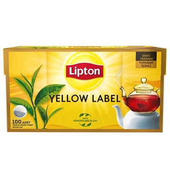 resm Lipton Yellow Label Demlik Poşet Çay 100 lü