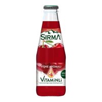 Resim Sırma Vitaminli B-Plus Doğal Maden Suyu 200Ml Vişneli