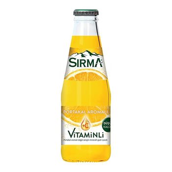 resm Sırma Vitaminli C-Plus Doğal Maden Suyu 200Ml Portakallı