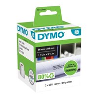 Resim Dymo 99012 722400 Geniş Adres Etiketi 89X36Mm