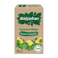 Resim Doğadan  Yeşil Çay  Nane-Limon