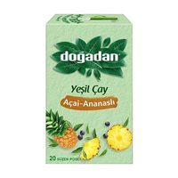 Resim Doğadan Açai Ananaslı Yeşil   Çay