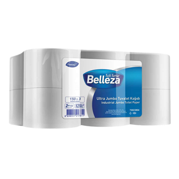 resm Belleza 70023804 Ultra Jumbo  2 Katlı Tuvalet Kağıdı 12 li