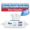 resm Sleepy Easy Clean Yüzey       Temizlik Havlusu 100 lü