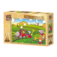 Resim Art Puzzle 5869 Hayvanlar     Treni Ahşap Puzzle 25 Parça