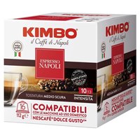 Resim Kimbo Dolce Gosto Napoli      Kapsül Kahve 11g x 16 lı