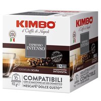 Resim Kimbo Dolce Gosto Intenso     Kapsül Kahve 11g x 16 lı