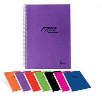 resm Keskin 320481 Free Pp Kapak   Spiralli Defter A4 160Yp