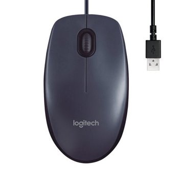 resm Logitech B100 Optik USB Mouse Siyah