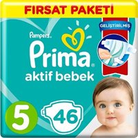 Picture of Prima 5 Beden Bebek Bezi  46 Lı