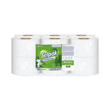 resm Selpak Professional Recycled  Jumbo Tuvalet Kağıdı 12'li