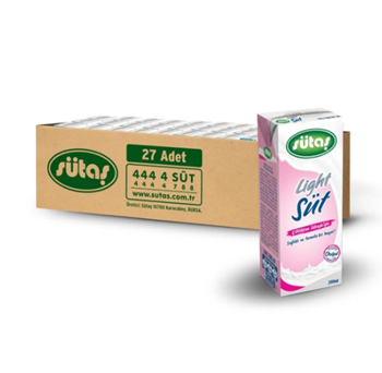 Picture of Sütaş Tetrapak Süt 200Ml Extra Light