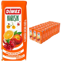 Resim Dimes Tetrapak Meyve Suyu 200Ml Karışık