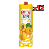 Resim Dimes Tetrapak Meyve Suyu 1Lt Kayısı