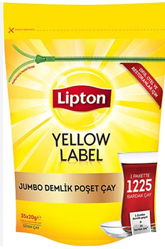 Picture of Lipton Yellow Label Jumbo     Demlik Poşet Çay 20Gr 35Ad