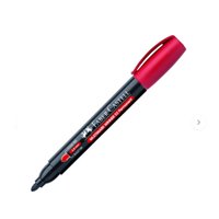Resim Faber-Castell Permanent       Markör 52 Yuvarlak Uç Kırmızı