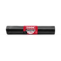 Resim Cook Hantal Çöp Torbası       100X150 5’li 25 Mic. Siyah
